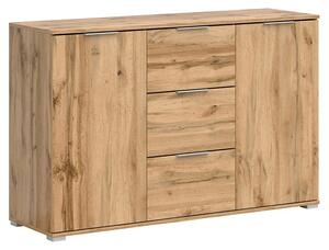 Comoda ZELE, stejar wotan, PAL laminat, 135x41x86 cm