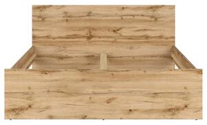 Cadru pat NUIS 160x200, stejar wotan, PAL laminat