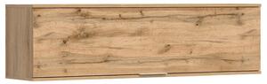 Dulap suspendat ZELE, stejar wotan, PAL laminat, 135x31x37 cm