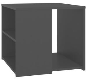 Masă laterală, negru, 50x50x45 cm, PAL