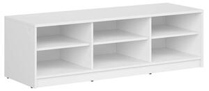 Comoda TV NEPO PLUS, alb, PAL laminat, 139x47x43 cm