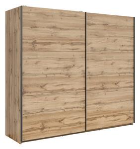 Dressing TETRIX, stejar wotan, PAL, cu 2 usi, 220x60x196 cm