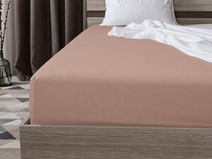 Cearsaf Jersey roz prafuit 90 x 200 cm