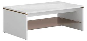 Masuta cafea AZTECA TRIO, alb, PAL, 110x65x40 cm