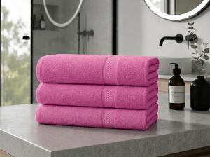 Prosop CLARYSSE ELEGANCE 60x110 cm roz, 100% bumbac
