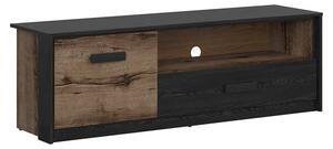 Comoda TV KASSEL, nuc/negru, PAL, 150x41x49 cm