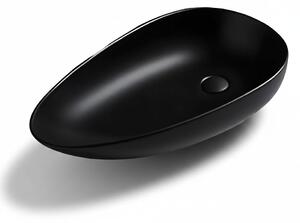 Lavoar Baie Osaka 65.5x38cm, Negru, Ceramica