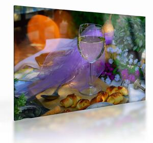 Tablou pe sticlă picnic (70x50 cm)
