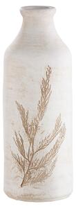 Vaza Grass, Ceramica, Alb Bej, 37x12 cm