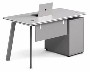 Birou Serenity cu dulap lateral - dimensiuni 1400*700*750 mm