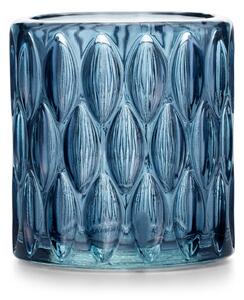 Suport de lumanare din sticla Culoare albastru, VIGO