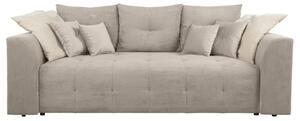 Canapea extensibila ROYAL IV, stofa catifelata bej - Poso 2, 247x116x9