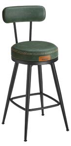 Set de 2 scaune de bar Vasagle Verde 54x54x90.5 cm
