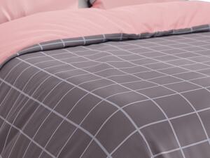 Lenjerie de pat din microfibra roz, VERNALIS