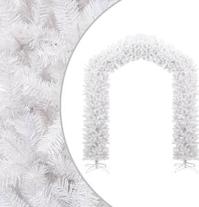 Arcadă pom de Crăciun, alb, 270 cm