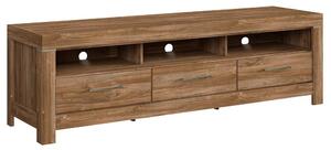 Comoda TV GENT, stejar, PAL, cu iluminare LED, 200x54x60 cm