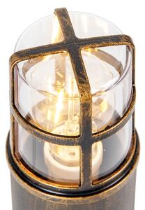 Lampă modernă de exterior, alamă, IP54, 50 cm - Kiki