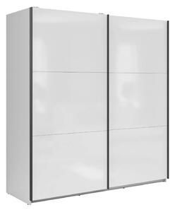 Dulap TETRIX, alb lucios, PAL, cu 2 usi, 183x60x196 cm