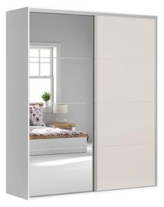 Dressing FLEX, alb/casmir, PAL, cu 2 usi, 200x66x240 cm