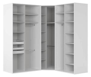 Dressing de colt FLEX, alb, PAL, 223x203x240 cm