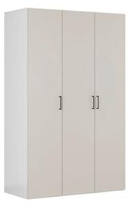 Dulap FLEX, casmir/alb, PAL, cu 3 usi, 150x66x240 cm