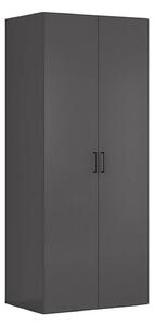 Dulap FLEX, gri grafit, PAL, 100x66x240 cm