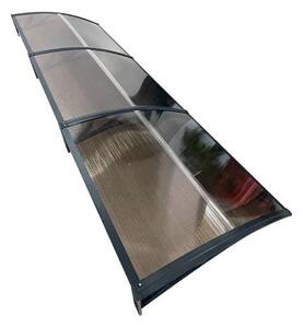 Copertină ECO 300x80 cm din policarbonat – Negru/Bronz