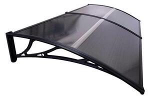 Copertină ECO 200x100 cm din policarbonat – Negru/Antracit