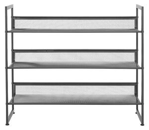Pantofar MENOLA, negru, metal, 73x30x60 cm