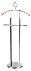 Stander haine RUDY II, crom, metal, 42x25x113 cm