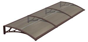 Copertină ECO 300x80 cm din policarbonat – Maro/Bronz