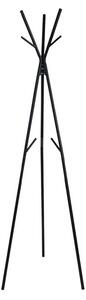Cuier pom TRIO, negru, metal/plastic, 50x171 cm
