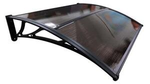 Copertină ECO 40x60 cm din policarbonat – Negru/Bronz