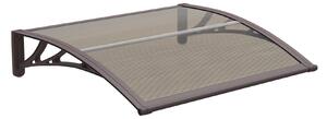 Copertină ECO 40x60 cm din policarbonat – Maro/Bronz