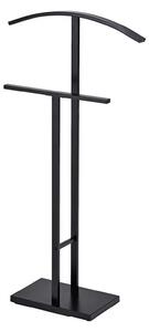 Stander haine LUAN, negru, metal, 48x20x100 cm