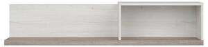 Raft LUCA JUZI, zada sibiu deschis/stejar sonoma, PAL laminat, 141x31x