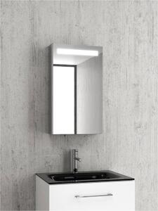 Dulap baie cu oglinda si iluminare LED, 67 x 40 cm