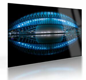 Tablou pe sticlă cu stadion de fotbal (70x50 cm)
