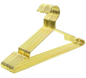 Set de 20 umerase din metal, Songmics, Auriu, 42x0.3x20.5 cm