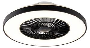 Ventilator de tavan negru incl. LED cu telecomandă - Climo