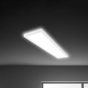 Briloner Plafonieră LED Tava, alb, plastic, 98 cm, iluminare din spate, Alb, Camera de zi / sufragerie, Plastic, Modern