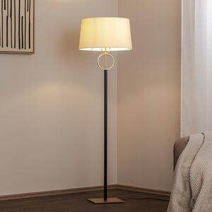 Argon Lampadar Priam, negru/auriu, oțel, înălțime 156 cm, Negru, Camera de zi / sufragerie, Metal