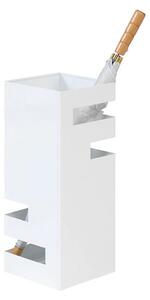 Suport umbrela LIANA, alb, metal, 19x19x48 cm