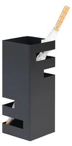 Suport umbrela LIANA, negru, metal, 19x19x48 cm