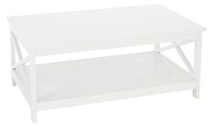 Masuta cafea EDRIA, alb, 87x55x37 cm