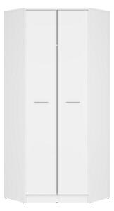 Dulap NEPO PLUS, alb, PAL, cu 2 usi, 80x80x197 cm