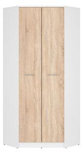 Dulap NEPO PLUS, stejar sonoma/alb, PAL, 80x80x197 cm