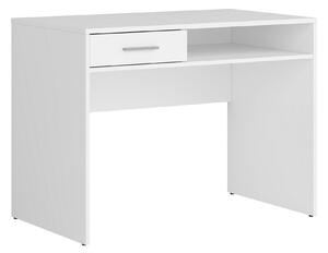 Birou NEPO PLUS, alb, PAL laminat, 100x59x76 cm