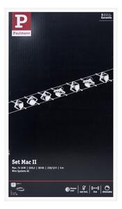 Paulmann 94152 - Sistem cu cablu MAC 230V, set 7x GU5,3/10W, crom