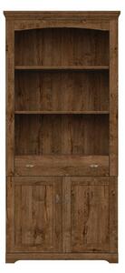 Biblioteca PATRAS, stejar april, PAL, 93x45x201 cm